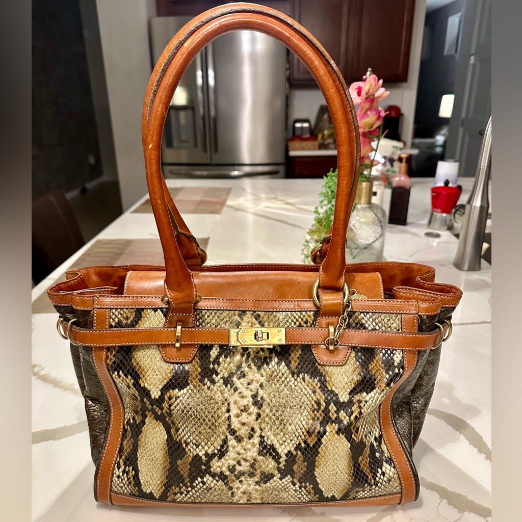 Brahmin Snakeskin Purse